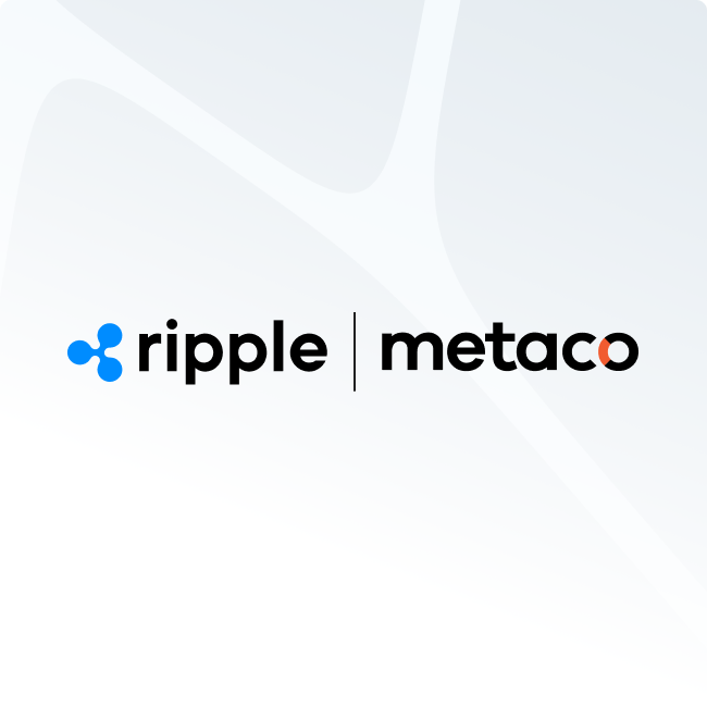 Ripple and Metaco logos